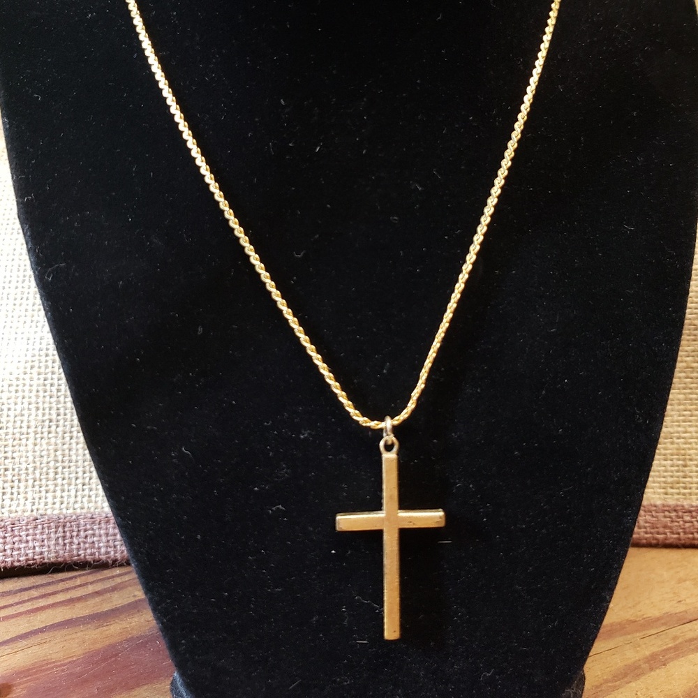 14KT GF PPC Gold Cross Crucifix Necklace Pendant